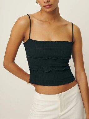 Reformation 🖤 The Primrose black Knit Top